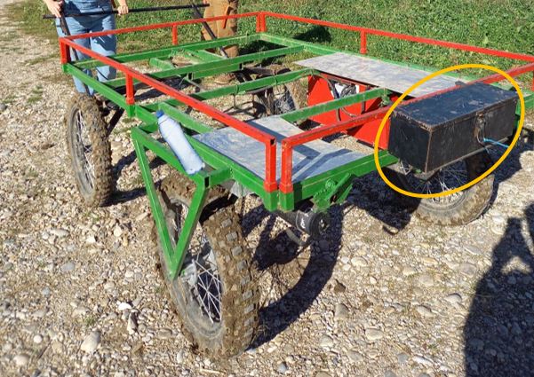 Boîte à outils et gourdes